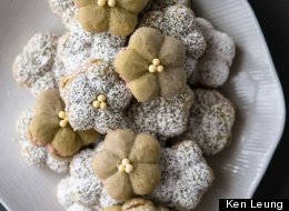Admire Cherry Blossoms From Afar With Matcha Almond Cookies