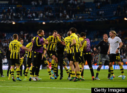 Dortmund Celebrate Reaching Final With Mosh Pit (PICTURES)