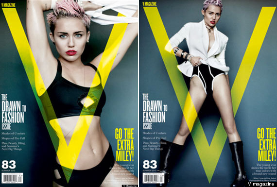 Miley Cyrus Gets Her Bum Out For V Magazine As She Explains Liam