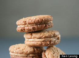 Salty Peanut Brown Butter Sandwich Cookies
