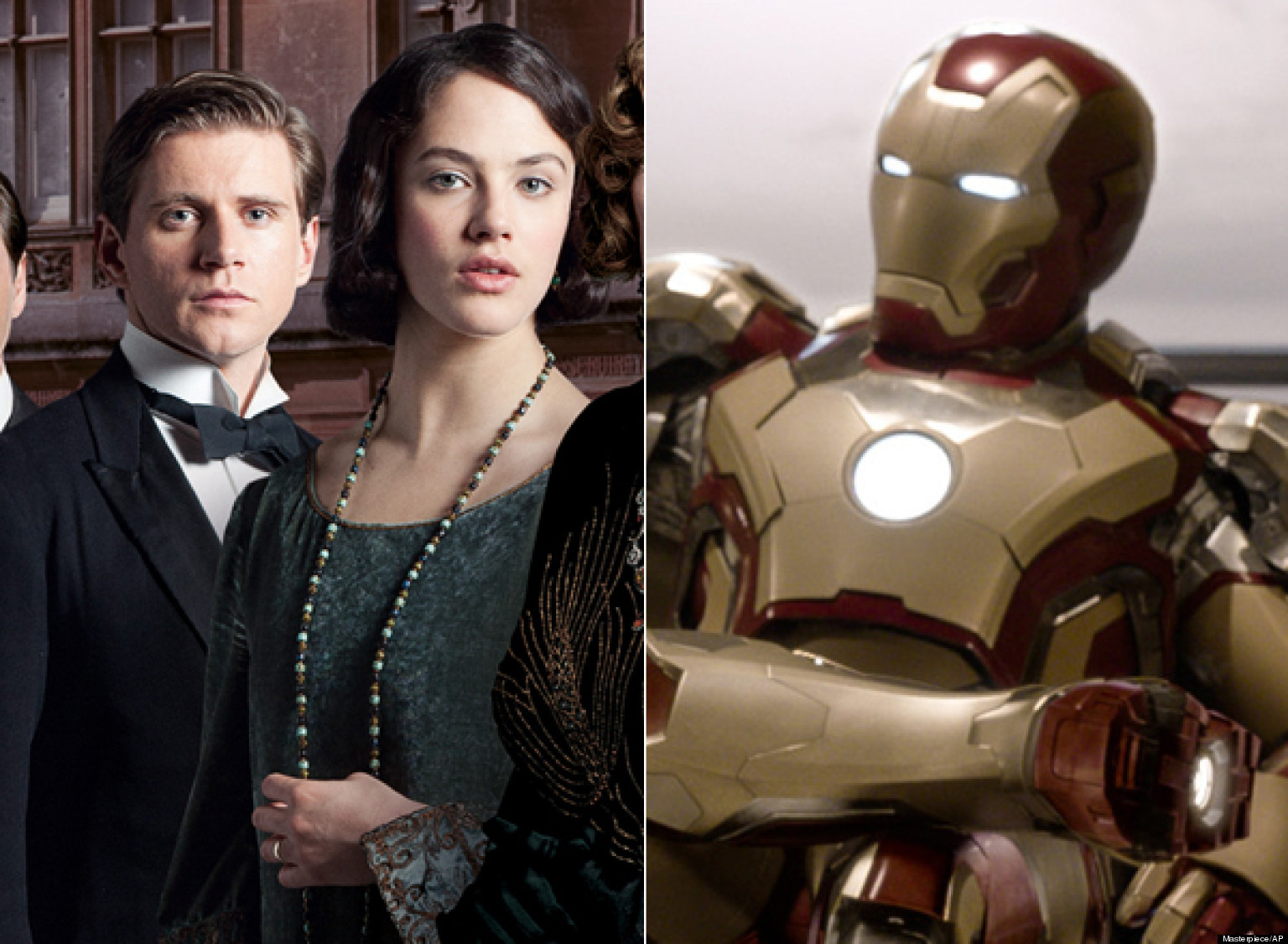 'Downton Abbey' And 'Iron Man 3' Happy Hogan Watches Branson/Sybil