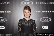 Julianne Moore Is STUNNING In Lace LBD For What Maisie Knew Screening