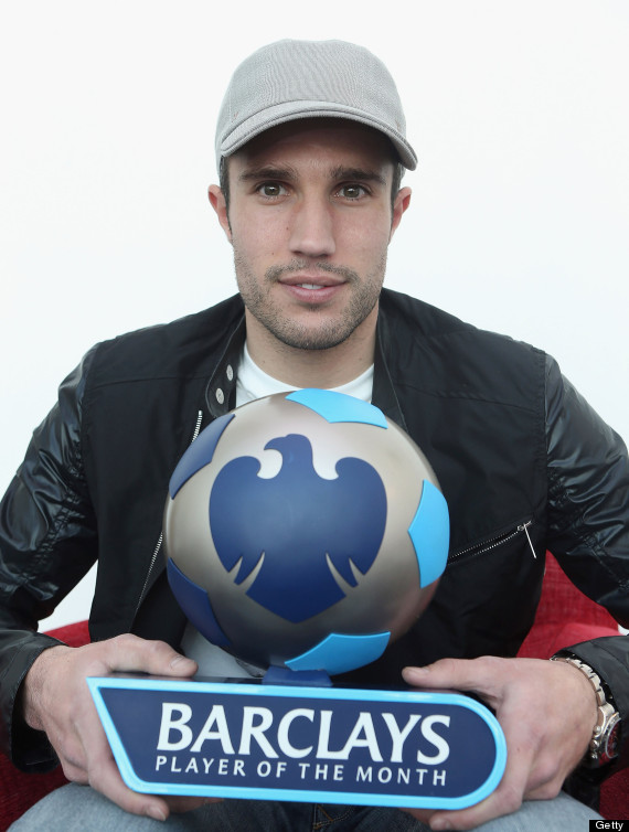 Robin Van Persie Named Barclays Premier League Player Of The Month