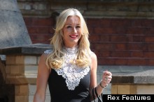 Denise Van Outen Is Chic In Monochrome Shift For Media Awards