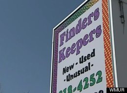 Alleged Thief Took This Store Sign Too Literally