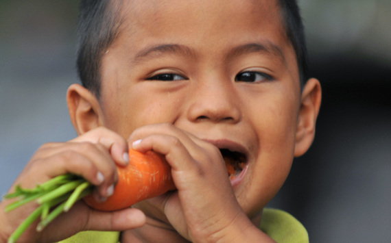 Boy Eating