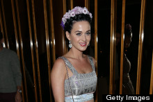 Katy Perry Does Crop Top And Flowers In Her Hair For Great Gatsby NY Screening