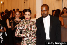 Kim Kardashian Embraces Punk Rock Petal At The Met Ball With Kanye