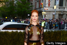 Supermodel Style: Rosie Huntington Whiteley & Cara Delevingne Strike A Punk Pose At Met Ball