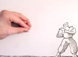 Batalla épica: mano vs. dibujo (VÍDEO)