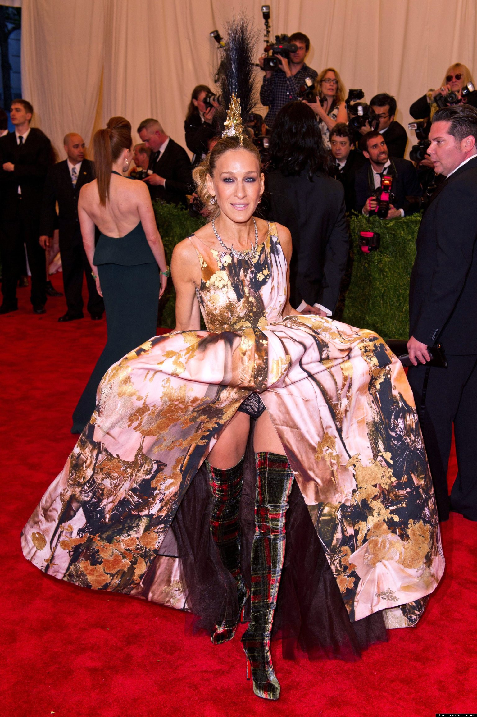Sarah Jessica Parker's Underwear Exposed At Met Gala In Apparent