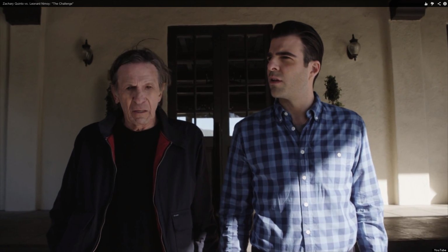 Spock VS Spock: Leonard Nimoy y Zachary Quinto juntos. Spock VS Spock: Leonard Nimoy y Zachary Quinto juntos.