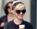 PHOTOS: Anne Hathaway Keeps Her Punk Blonde Hair The Day After The Met Gala