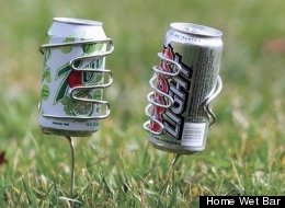 A Cup Holder For Your Lawn