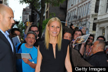 Summer In The City! Gwyneth Paltrow Does White Cropped Trousers For Store Appearance
