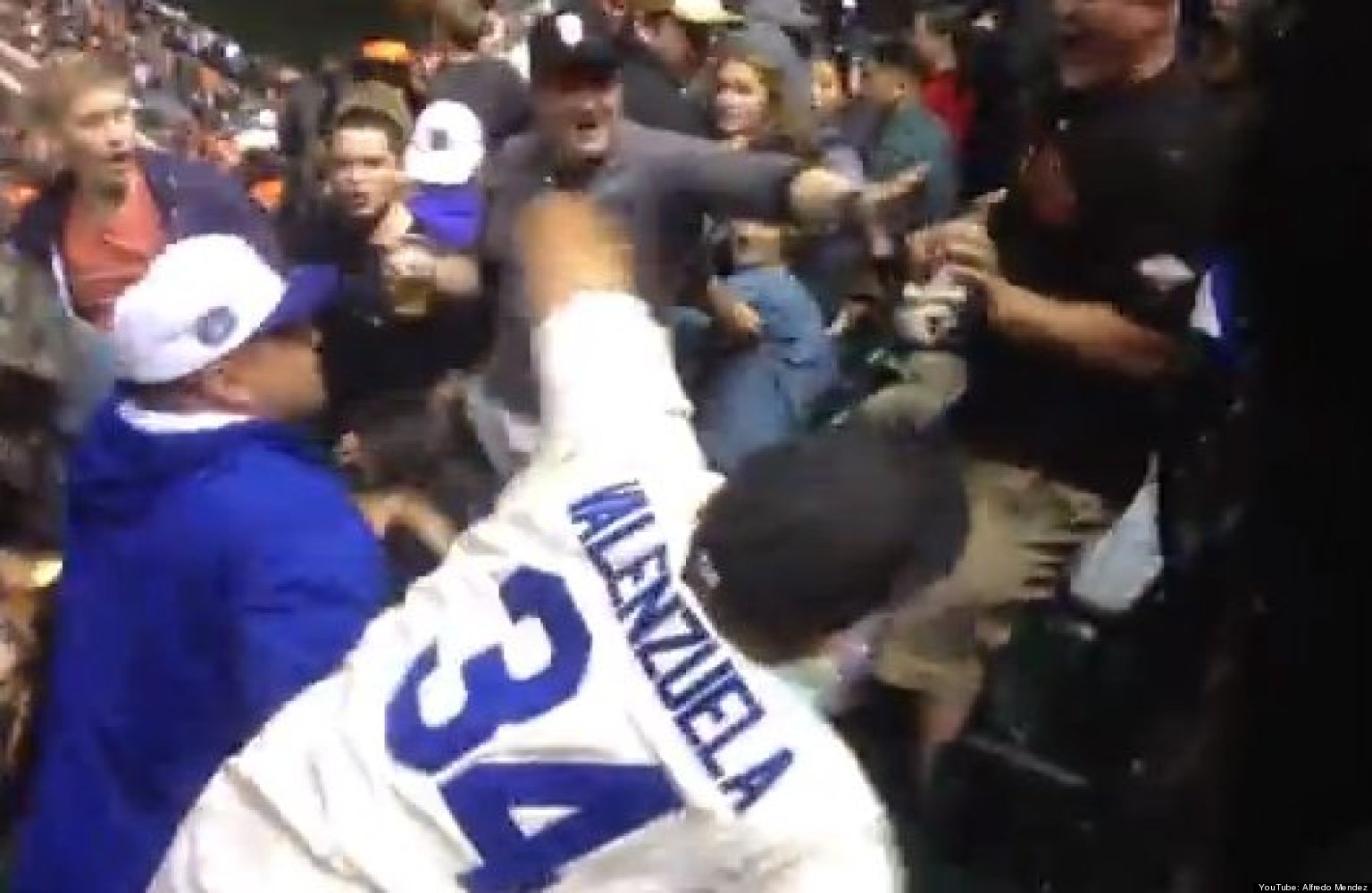 Fans Fight At GiantsDodgers Game In San Francisco (VIDEO) HuffPost