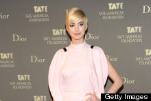 Anne Hathaway Teams New Bleached Blonde Hair With White Minidress