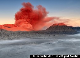 Mount Bromo Turns Indonesian Skies Scarlet (PICTURES)