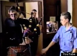 WATCH: Wedding Bagpipes Fail