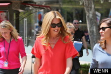 Cat Pap! Ms Deeley Spotted In Scarlet Mini At The Grove In LA