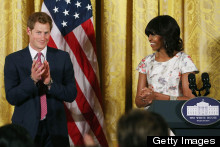 When Harry Met... Prince Harry Just Hanging Out With Michelle Obama On Day One Of His US Tour
