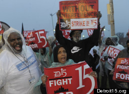 Fast Food Strike: Detroit Walkouts, Protests Continue National Movement For Higher Wages, Union
