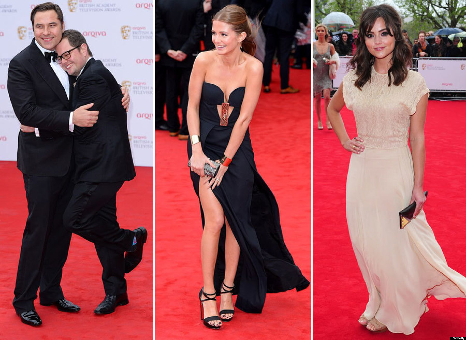 BAFTA Red Carpet Stars Arrive For 2013 British Television Awards