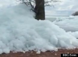 WATCH: HUGE Ice Sheets Creep Right Up To Doorsteps