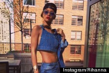 Rihanna Models River Island Line, Spends Her Weekend Taking Selfies