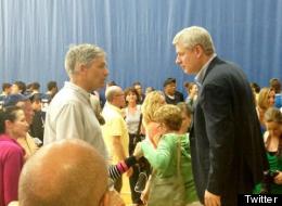 What Was Harper Doing In Edmonton?