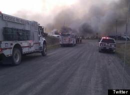 200 Flee Raging Fires