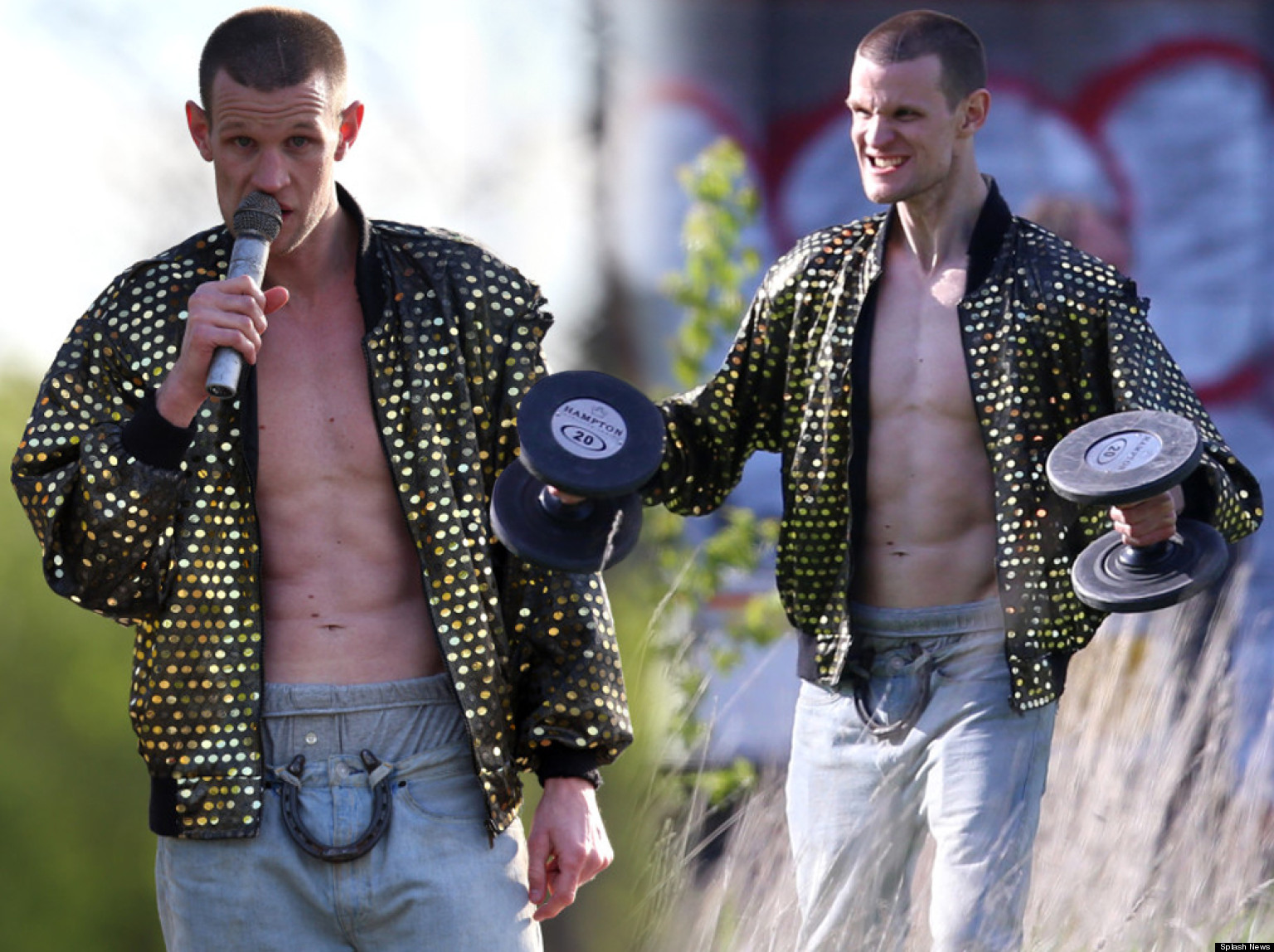 Matt Smith Shows Shaved Head And Muscly Chest In Ryan Gosling S Directorial Debut How To Catch