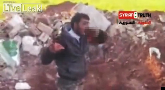 syrian rebel abu sakkar eats heart