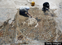 LOOK: Extraordinary Byzantine Mosaic Unearthed In Israel