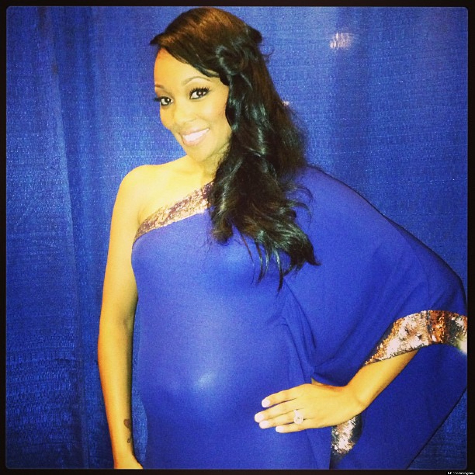 Monica Pregnant 58