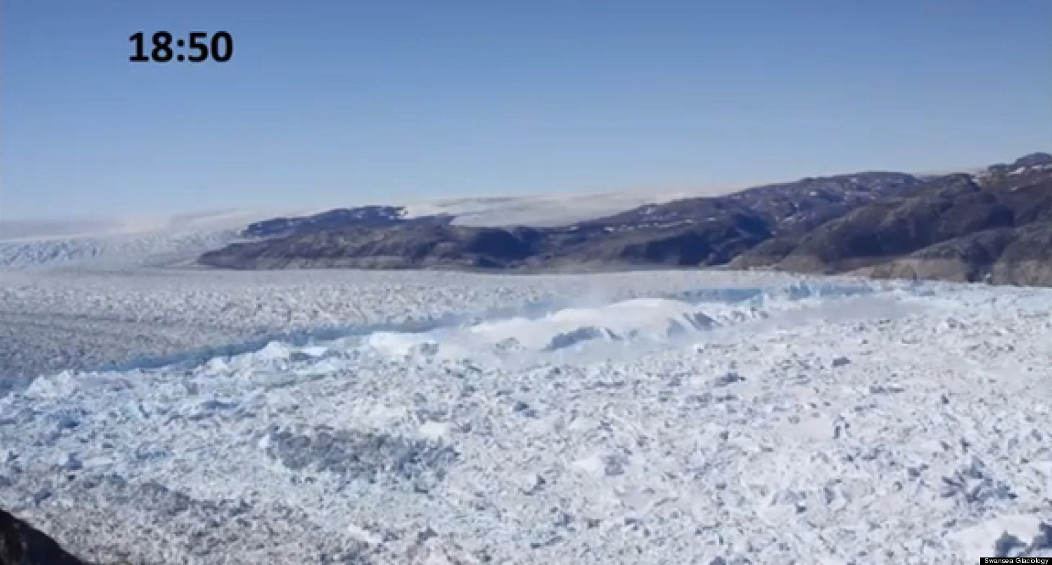 Helheim Glacier Calving Video Shows Ice Breaking Off Into Sea | HuffPost1536 x 825