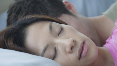 Woman sleeping
