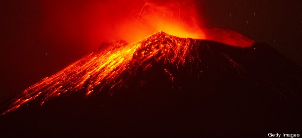 20 fotos del volcán Popocatépetl con lava