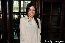 Gatsby Girl: Daisy Lowe Is Chic In Pleated Shirt Dress For Film Screening