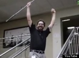 WATCH: Amazing Office Golf Putt