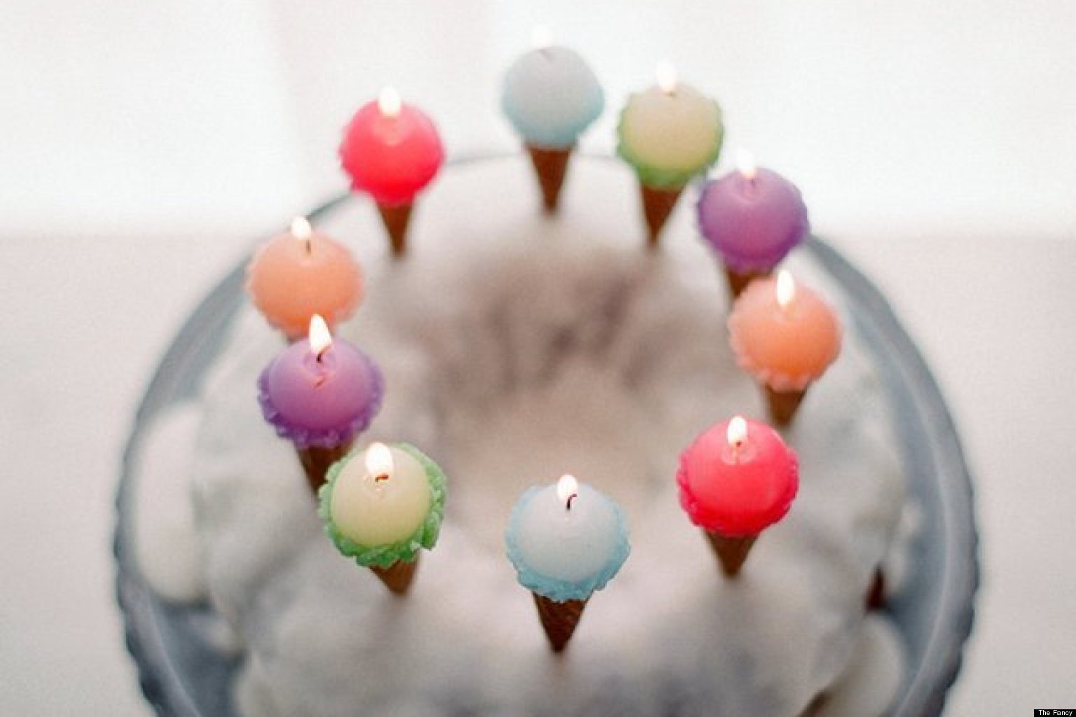 Ice Cream Cone Birthday Candles HuffPost
