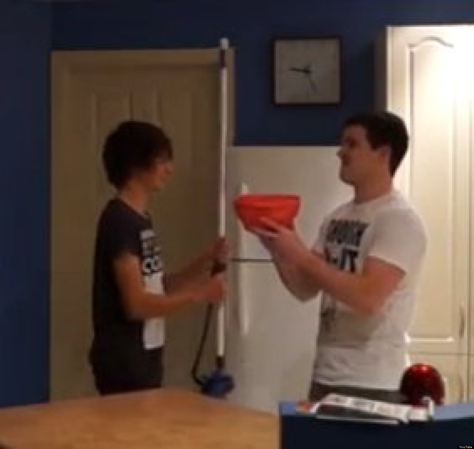 Water Bowl On Ceiling Prank Goes Hilariously Wrong Video Huffpost