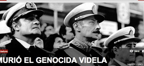 La muerte de Videla, en los medios argentinos
