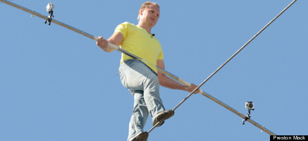 A High-Wire Walk With Faith Not To Fall
