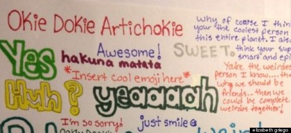 40 Things I'd Rather You Say To Me Than 'K'
