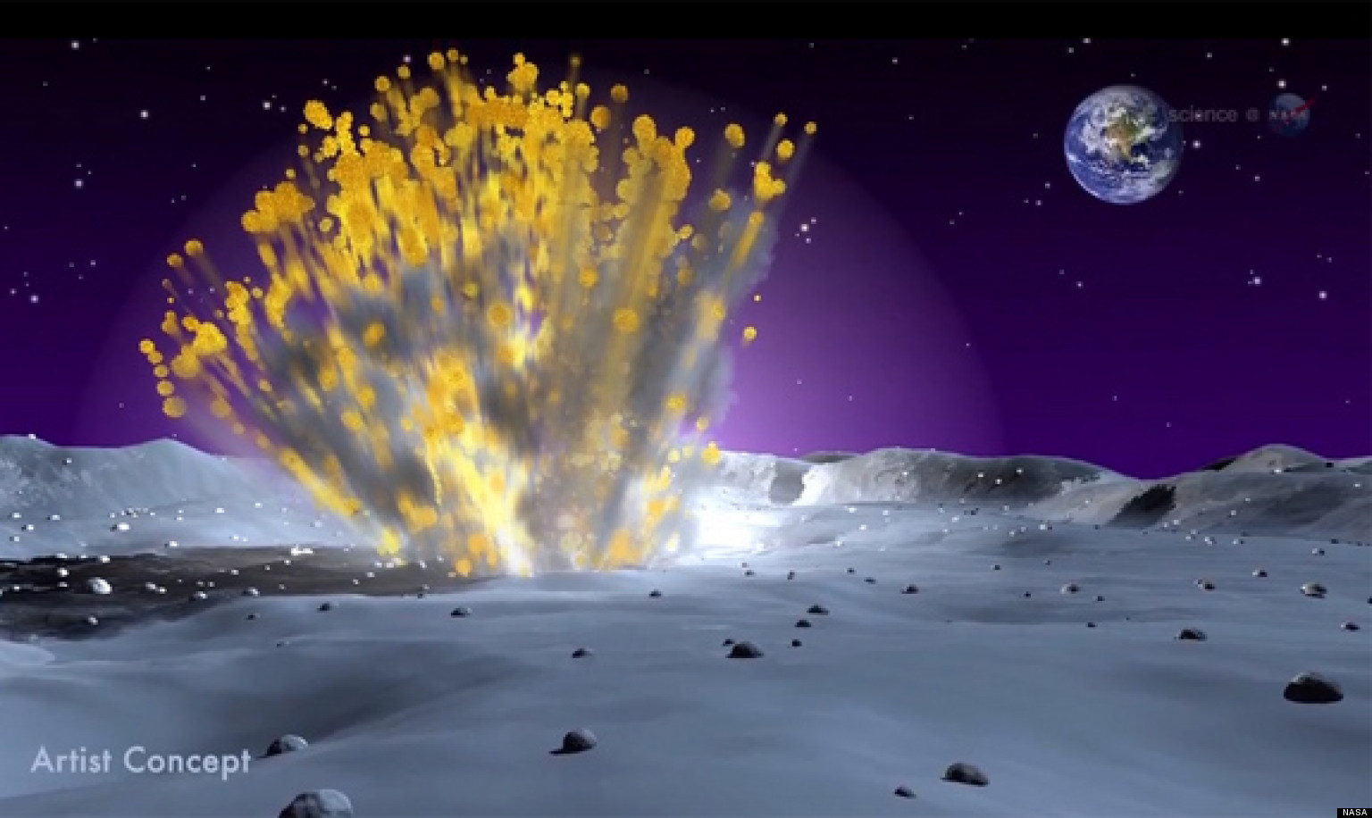 Moon Explosion Sparked By Meteorite Crash On Lunar Surface, NASA Says