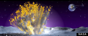 WATCH: Huge Rock Crashes Into Moon