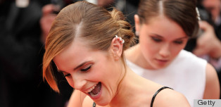 Emma Watson's Shoes Get Stuck