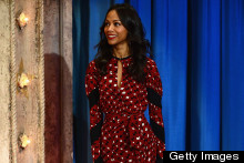 Zoe Saldana Looks Oh-So Chic For TV Appearance In NYC