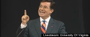 Colbert At U.Va.: You Owe The Previous Generation Nothing